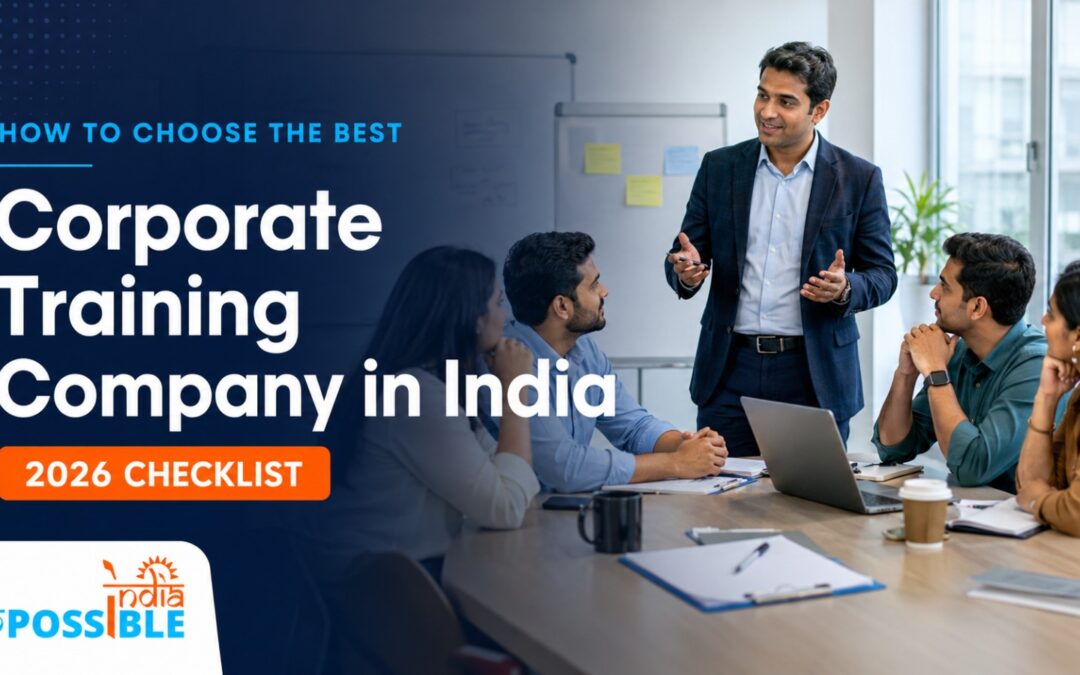How to Choose the Best Corporate Training Company in India (2026 Checklist)